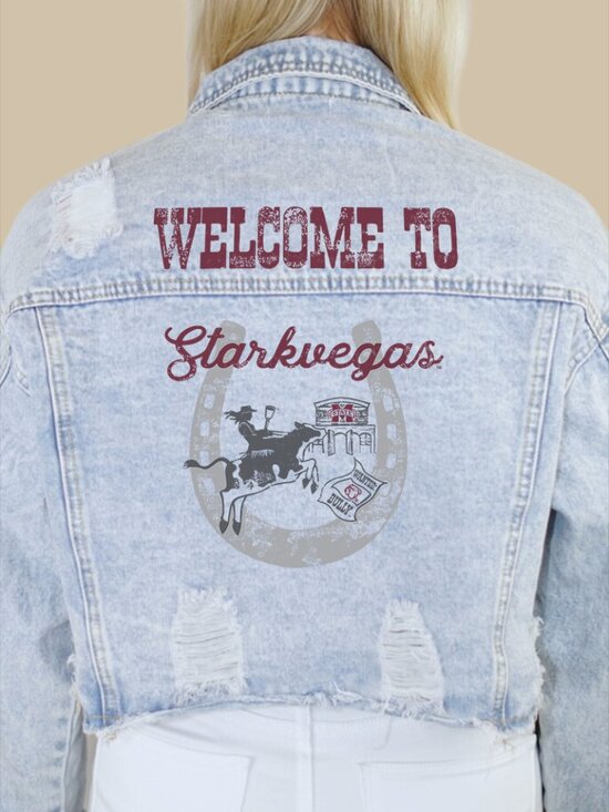 Jackets & Blazers - Mississippi State/Starkvegas Welcome to My Rodeo Denim Jacket